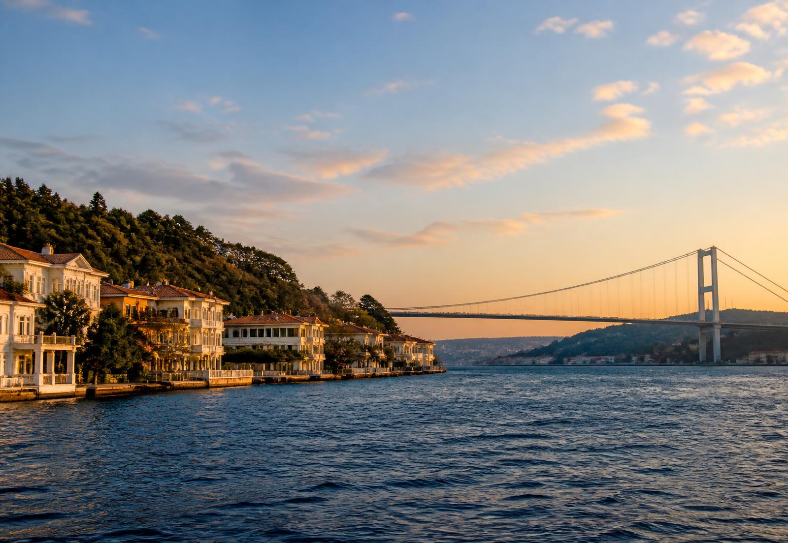 Boğaz manzarası